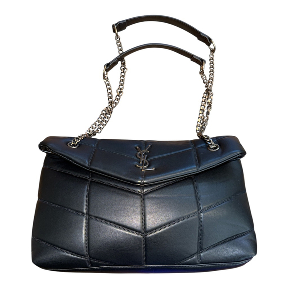 None Handbags - Black Quilted Leather Shoulder Bag